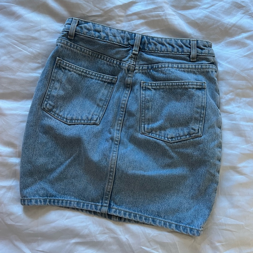 American Apparel Jean Skirt